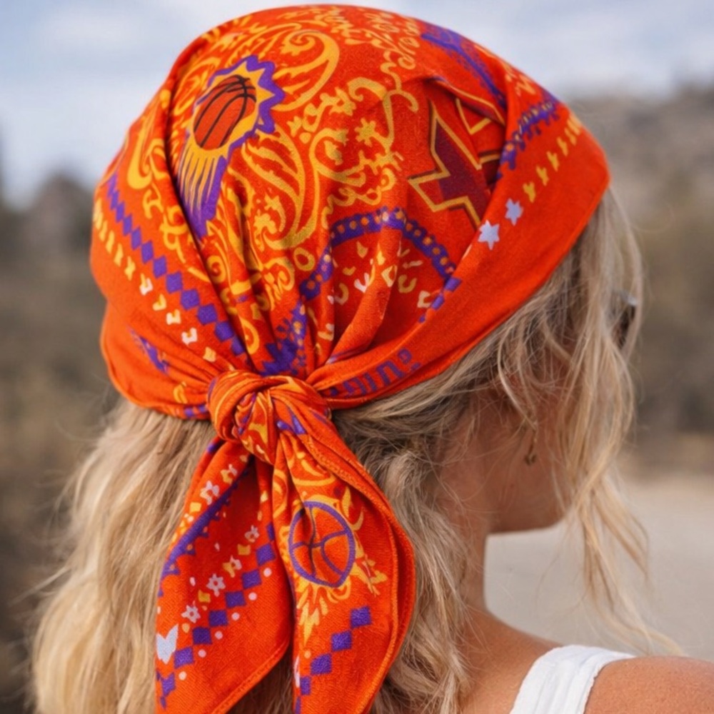 Dos Equis Orange Bandana Phoenix Suns Stay Thirsty Festival Western Scarf